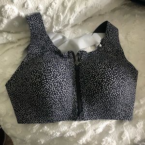 BRAND NEW ENLITE bra zip front. HIGH support. 34DD